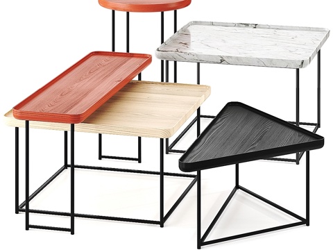  Torei Cassina 系列桌3d模型 