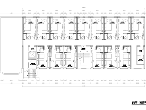  亚朵酒店 最新全套施工图 效果图合集cad施工图 