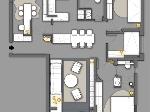 家装平面图cadcad施工图