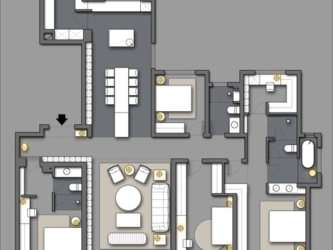 家装平面图cadcad施工图