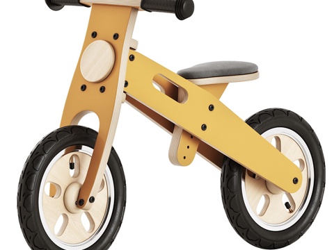  Flexa 儿童平衡车3d模型 