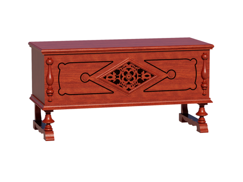 中古复古边柜装饰柜储物柜su模型