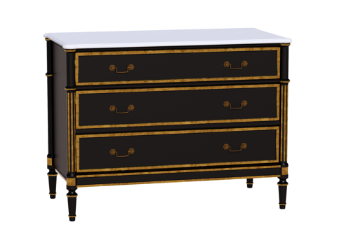 欧式法式边柜装饰柜su模型