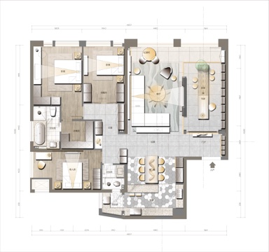 家装平面图cadcad施工图