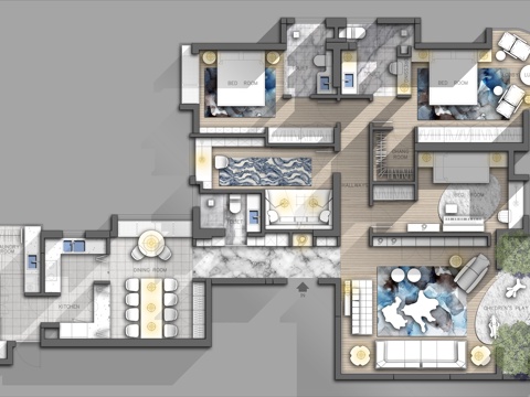 家装平面图cadcad施工图