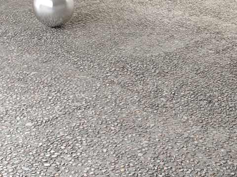  Mrf地坪砾石053d模型 