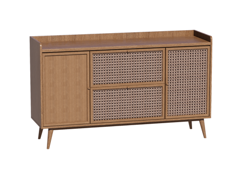 中古边柜装饰柜储物柜su模型