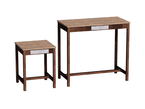 工业复古装饰台su模型