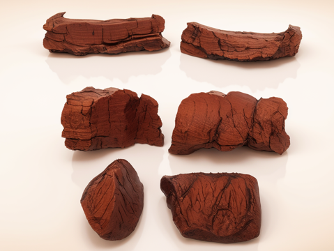  岩石 假山su模型 