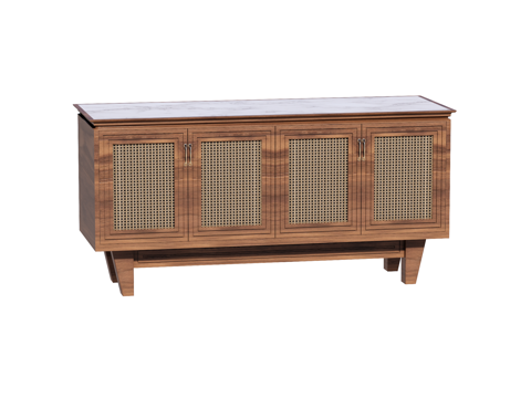 中古边柜装饰柜储物柜su模型