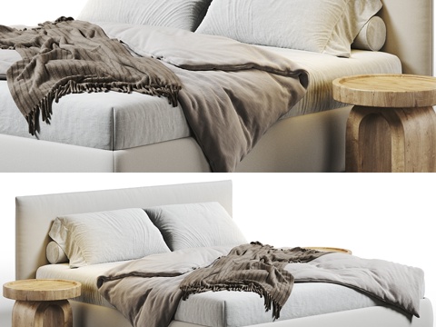  Meridiani Scott床3d模型 