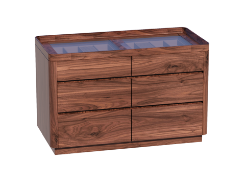 中古边柜装饰柜储物柜首饰柜su模型