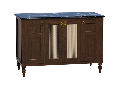 中古边柜装饰柜储物柜su模型