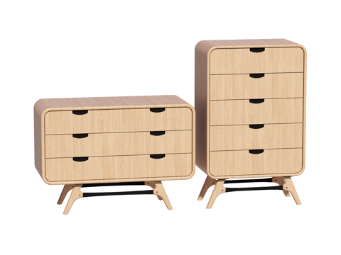 现代边柜装饰柜储物柜su模型