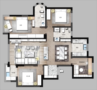 家装平面图cadcad施工图