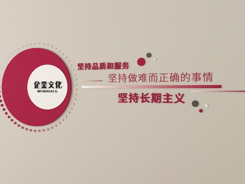  现代企业文化墙 走廊 宣传栏 标语 口号 企业风采 公司发展3d模型 