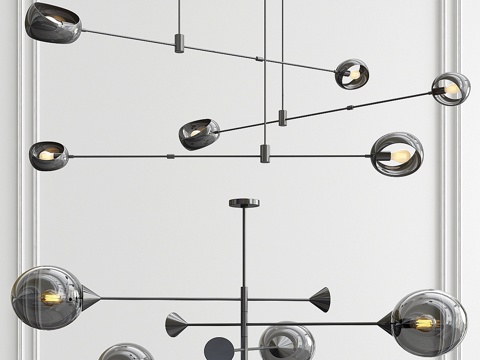  Acaba &amp; Giorgetti Kendama吊灯3d模型 