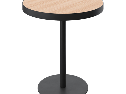  圆桌 咖啡桌3d模型 