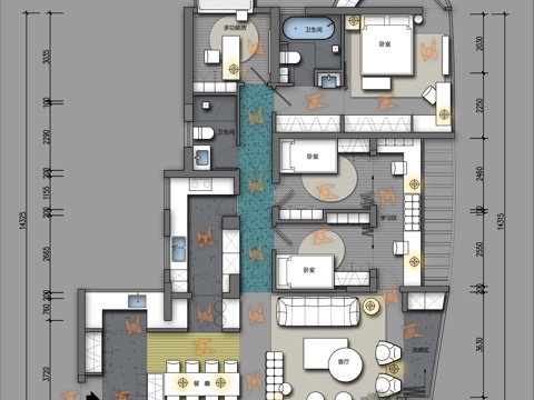 家装平面图cadcad施工图