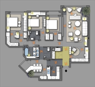 家装平面图cadcad施工图