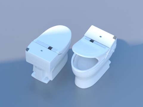  马桶 生活用品3d模型 