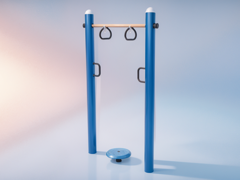 健身器材su模型