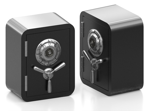  密码箱 保险箱 保险柜 密码柜3d模型 