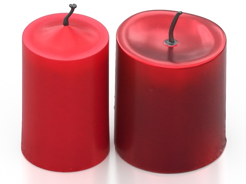  蜡烛 红蜡烛 摆件 烛光 烛火3d模型 