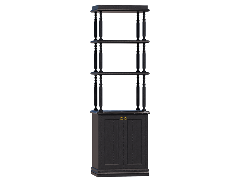 欧式置物架装饰架su模型