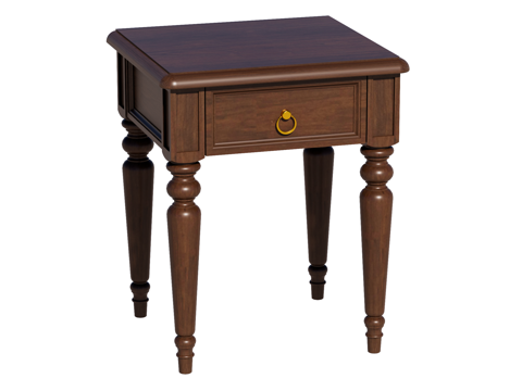  中古床头柜装饰柜角几su模型 