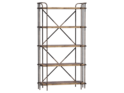 现代置物架装饰架su模型