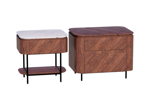 现代床头柜装饰柜角几边几su模型