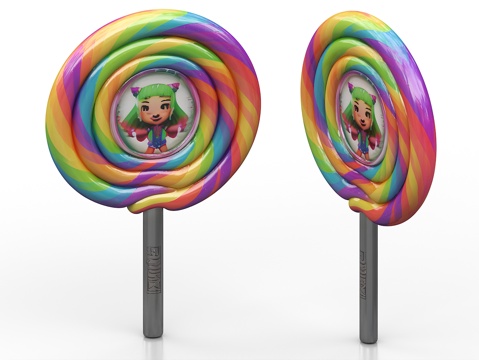  棒棒糖 糖果 彩虹糖 零食 食物3d模型 