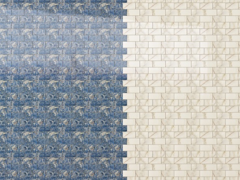  现代石材 砖 造型墙面 电视背景墙su模型 