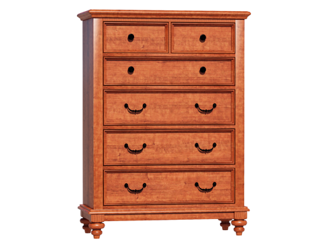 复古欧式边柜装饰柜储物柜su模型