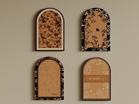  中古风地毯 地垫3d模型 