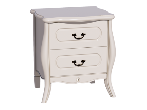  欧式床头柜装饰柜角几边几su模型 