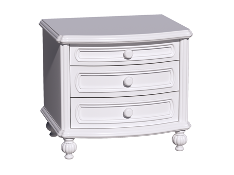 欧式床头柜装饰柜角几边几su模型