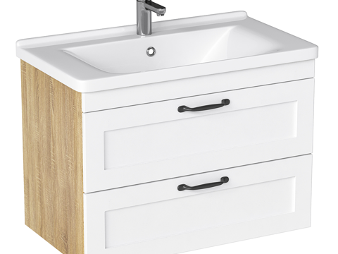  北欧简约洗手台盆 台盆 简约洗手台盆 卫生间台盆3d模型 