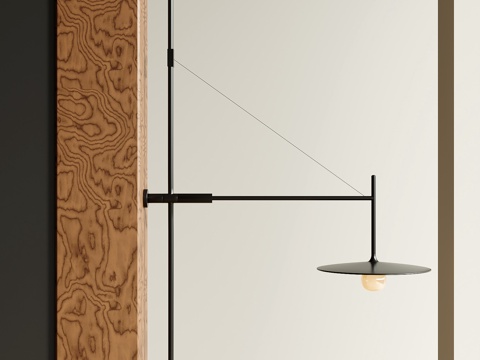  现代壁灯su模型 