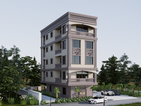 欧式别墅su模型su模型