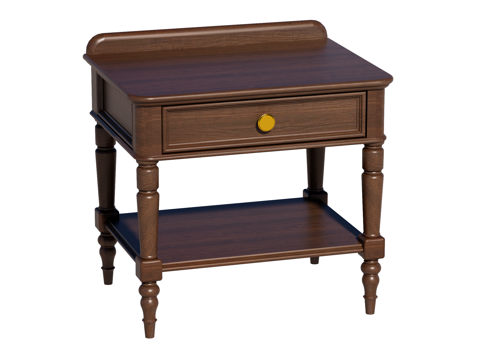  中古床头柜装饰柜su模型 