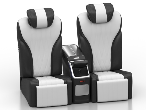  汽车座椅 商务座椅 商务车座椅 MPV座椅 高铁座椅 飞机座3d模型 