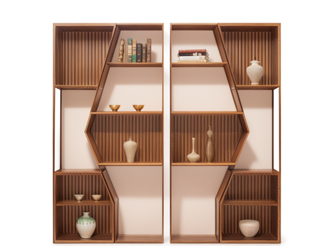 博古架su模型