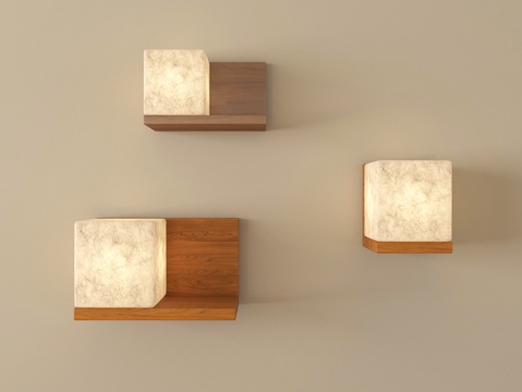 美式壁灯 过道楼梯壁灯 床头壁灯 民宿壁灯su模型