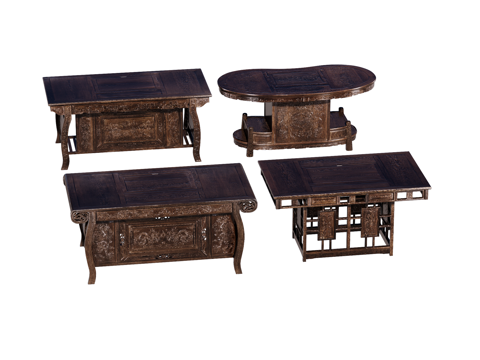  中式古董桌台端景台案台条案su模型su模型 