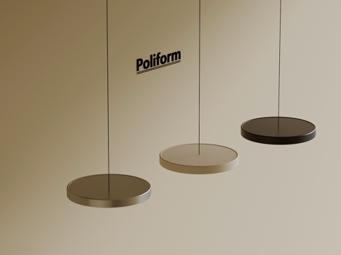  现代吊灯 圆形小吊灯3d模型 