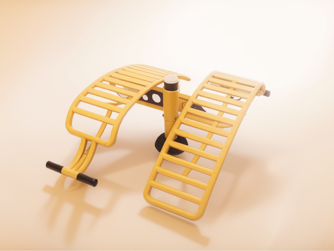  健身器材su模型 