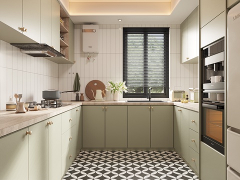  厨房厨具3d模型 