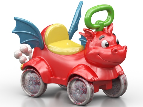  儿童车 婴儿车 儿童玩具车 儿童汽车 玩具汽车 婴儿学步车3d模型 